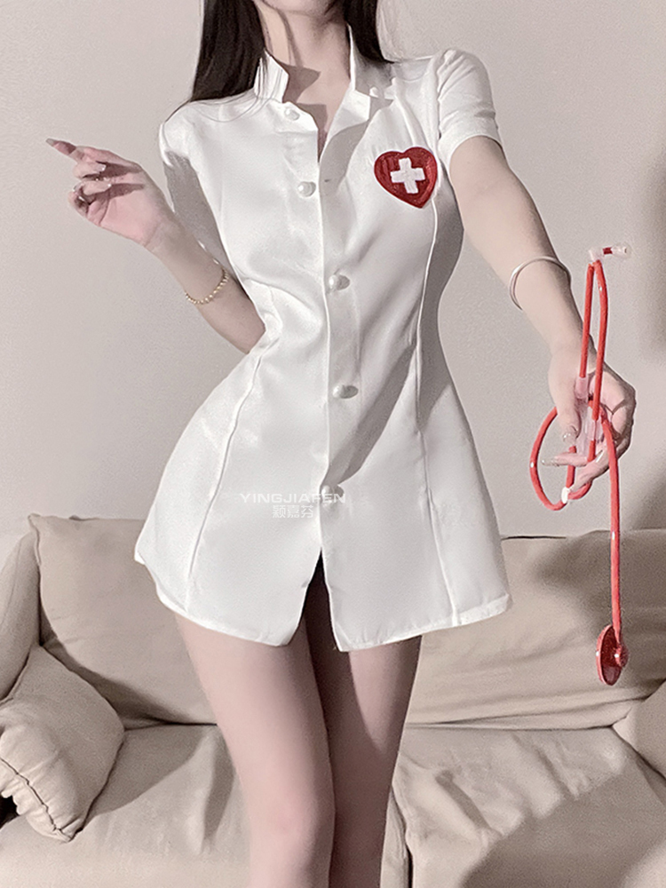 性感器情睡衣qqny女士护士制服套装成人趣味内衣暴露纯欲情趣火辣