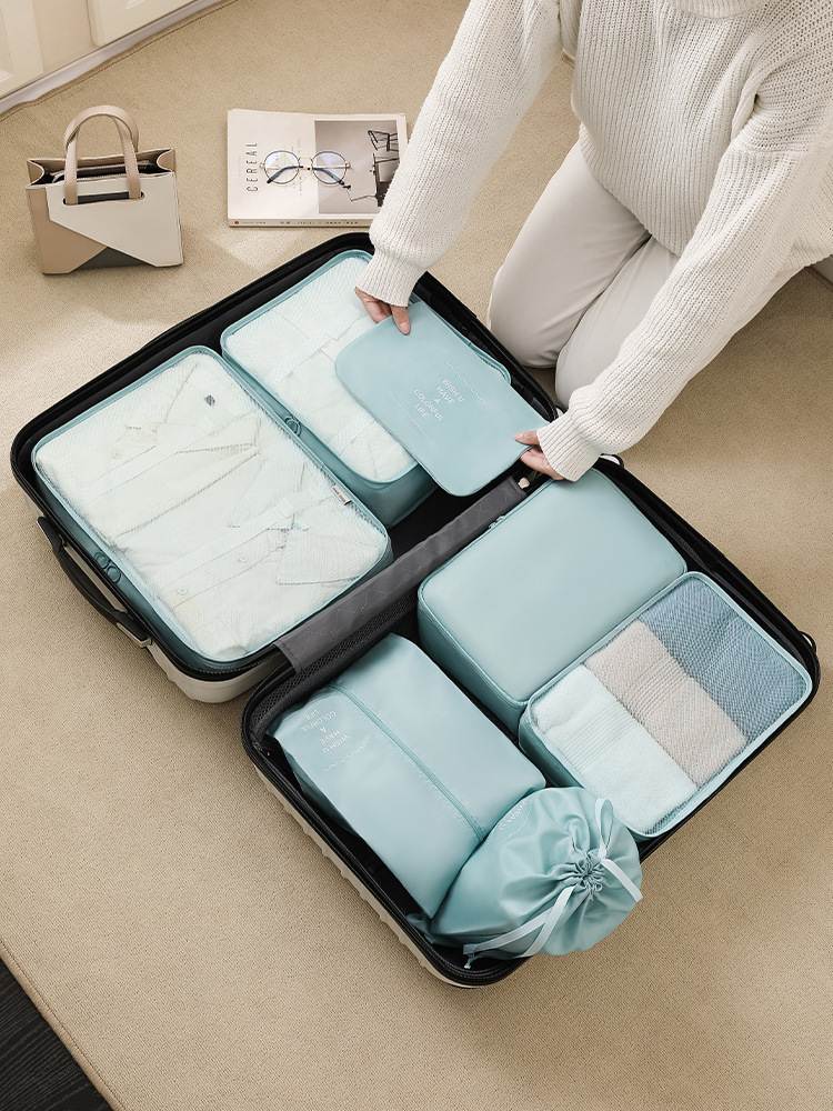 加厚防水可折叠旅行收纳袋行李箱整理包收纳包旅游分装内衣服出差