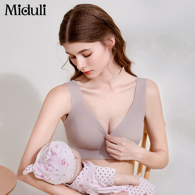 孕妇内衣怀孕期专用哺乳文胸夏季薄款喂奶胸罩聚拢防下垂大码夏装