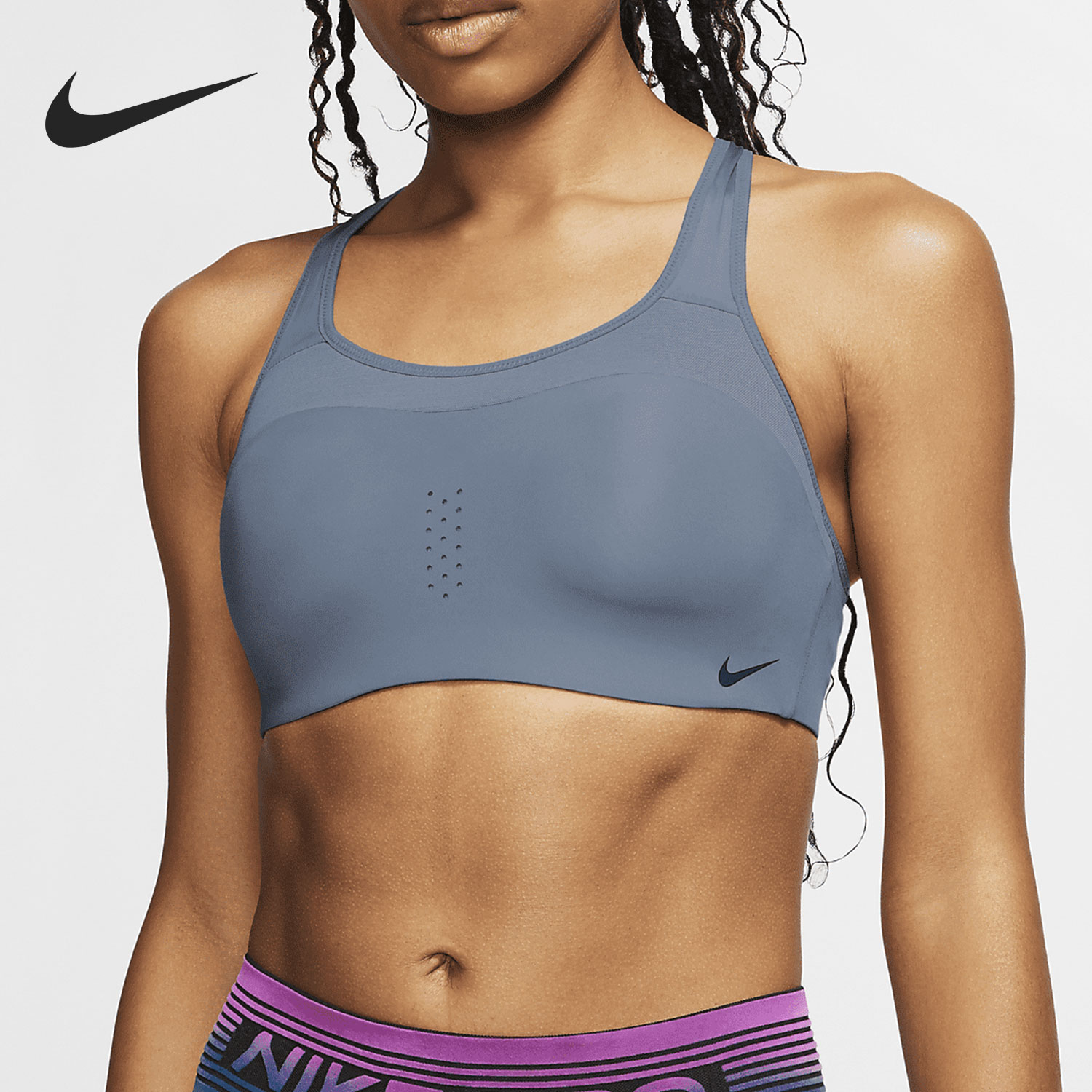 Nike/耐克正品2021年夏季新款女子运动跑步健身文胸 AJ0844-493