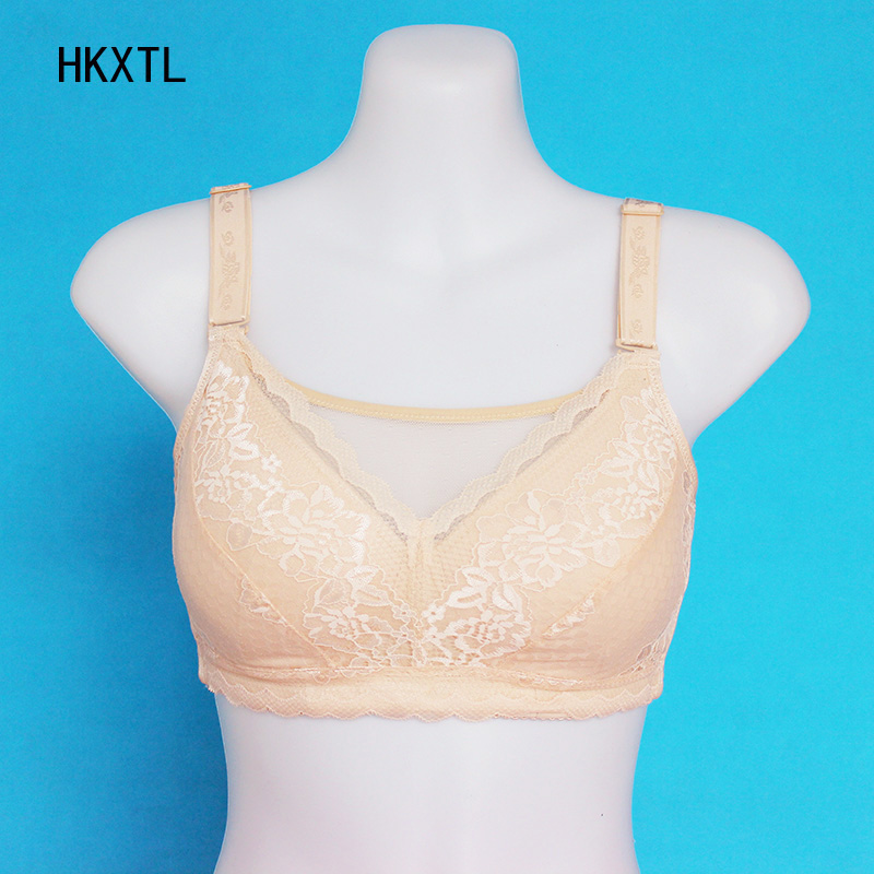 HKXTL义乳文胸乳腺术后专用假胸内衣可拆肩带抹胸不起毛胸罩606