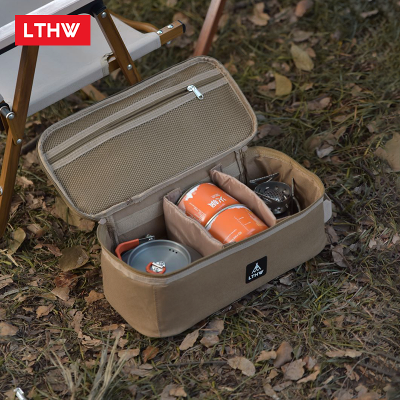 旅腾户外炉头收纳包野餐露营工具包大容量多功能杂物包餐具炉具包