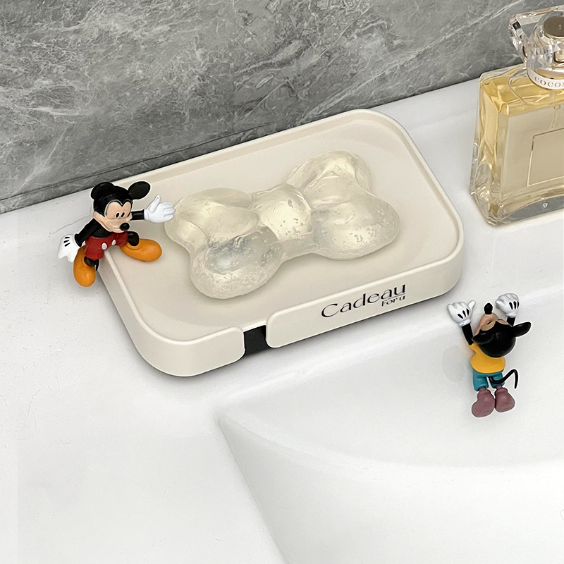 高颜值双层沥水肥皂盒厕所放洗手台香皂盒内衣皂盒小块碎肥皂收纳